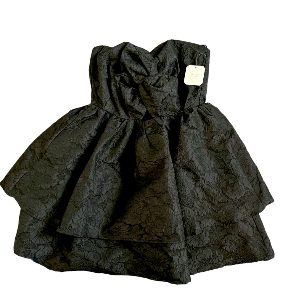 Alter'd State Women's Black Tiered Dress Medium